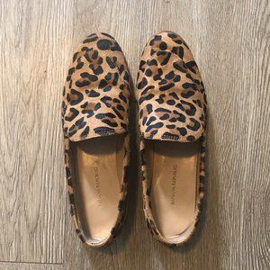 Banana Republic Leopard Print Suede Loafer